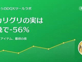 アカリグリの実は一晩で-56%｜8.1の…