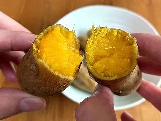 まるでかぼちゃ？さつまいも「マロンゴール…