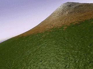 vistaPro4の富士山アニメ