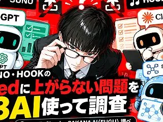 9月以降・Sunoの動画HOOKsの動き…