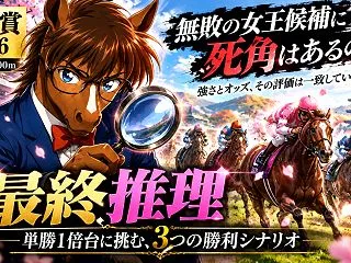 🌸【秋華賞2026 最終推理】無敗の女王…