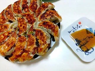 長ねぎ餃子と、洗濯機