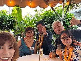 日本のロータリー姉妹クラブのウェルカムパ…