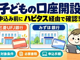 子ども口座をハピタス経由で開設｜三菱UF…