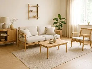 リビングで失敗しないラグの選び方とチェッ…