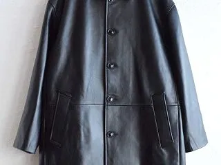 LEATHER HALF COAT