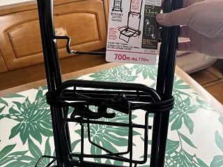 便利さ満点！ダイソーの折りたたみキャリー