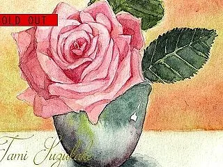 SOLD OUT 水彩画・原画「薔薇の花…