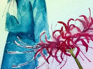 【展示会準備】描いてみたかった花