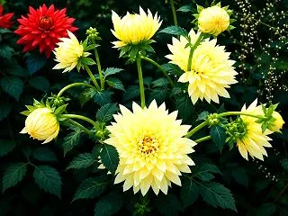 上野東照宮ぼたん苑 ～ダリア