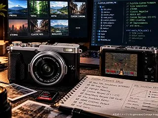 富士フイルム「X70」に「ETERNA」…