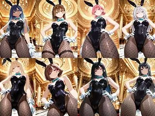 【生成AI画像】「バニーガール」黒川あか…