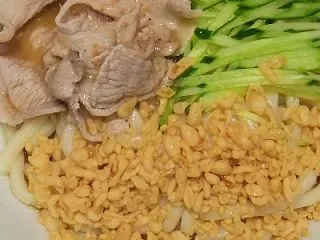 冷やしたぬきうどん