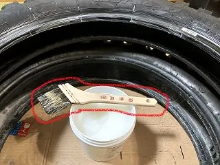 ミシュランのアナキーワイルド（リア）を履…