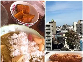 札幌円山帰省日記 日曜日のお昼ご飯グリー…