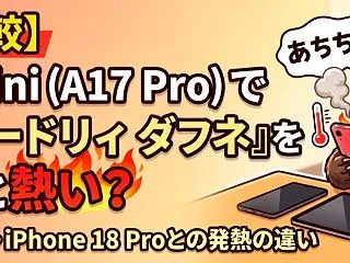 【体感比較】iPad mini (A17…