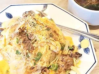 うな玉オムチャーハン