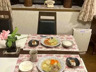 夕食はポトフ ウインナーを美味しくいただ…