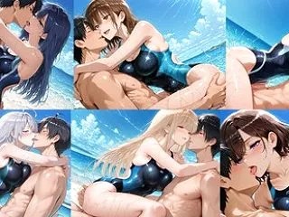 【生成AI画像】「競泳水着Ｈ(本番)後編…