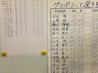 令和８年度グランドシニア選手権予選！！