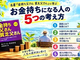 『金持ち父さん貧乏父さん』に学ぶ、お金持…
