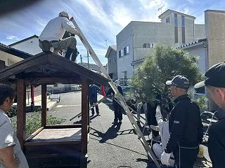 七日市、10月18日は秋祭り