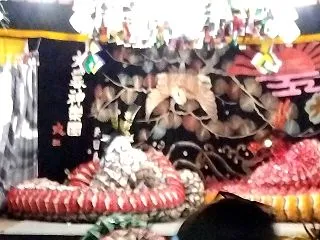 大暮神楽団の神楽の舞い・・真幡神社