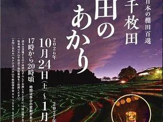 毎年恒例！鴨川の秋を彩る「棚田のあかり」