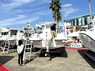 岡山のボートショーに行ってきました