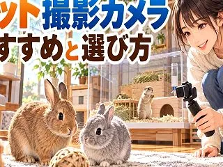 ペット撮影カメラのおすすめと選び方｜うさ…