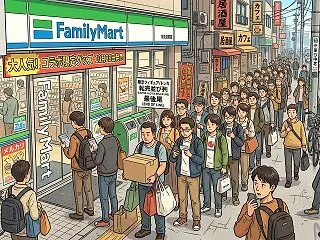 ファミマに行列…概ね検討ついた日
