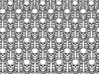 整列する髑髏（SKULL LINE WO…