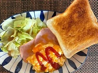 今日のお家ごはん「大好きな朝食メニュー」