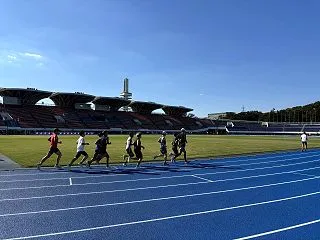 夫婦で駒沢公園5000mトラックタイムレ…