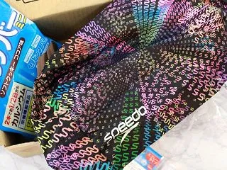 ❁【小４息子】新しい水泳グッズ「よろしく…