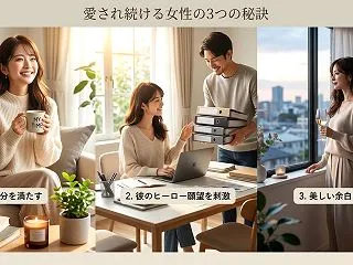 ずっと輝いて仕事を楽しみながら、パートナ…