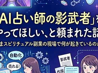 「AI占いの影武者をやってほしい」と頼ま…