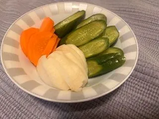 糠漬けできた
