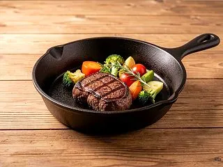 試食 秋の料理 スキレット