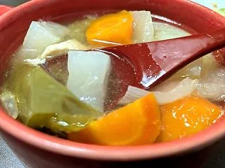 今日も夫のあったかスープで元気に