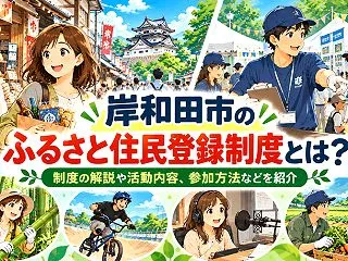 岸和田市の「ふるさと住民登録制度」とは？…