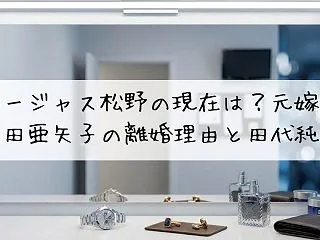 ゴージャス松野の現在は？元嫁・沢田亜矢子…