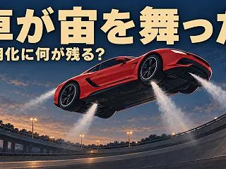 テスラ新型ロードスターが宙を舞い反転着地…