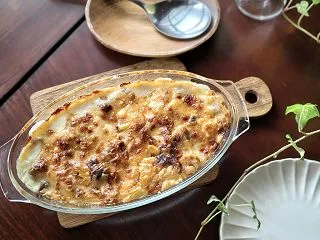 れんこんのシャキシャキ食感が楽しい、玉ね…