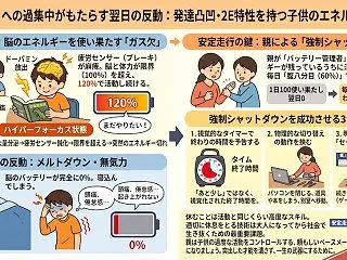 「休むこと」が下手な発達凸凹っ子。過集中…