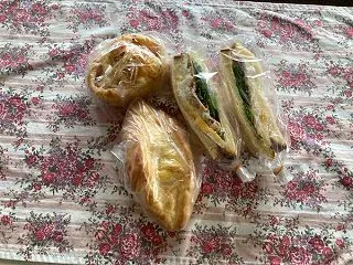 昼ご飯コトフキヤのパン 午前活は松山市考…