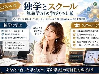 独学とスクール、どちらがいい？算命学AI…