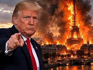 「フランスが燃えている」と投稿 トランプ…