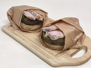 オートミールライスバーガー ～ 翡翠ナス…