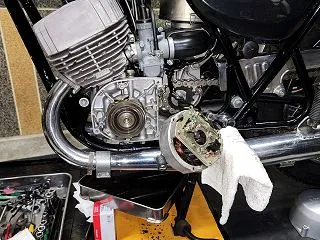 黒マッハ 徹ちゃん号 車検完了です（^ｰ…